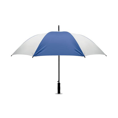 White-Dark Blue - Front - MidOcean Swansea Stick Umbrella