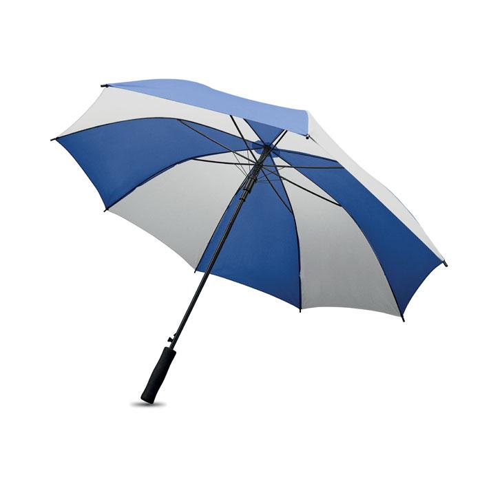 White-Blue - Back - MidOcean Swansea Stick Umbrella