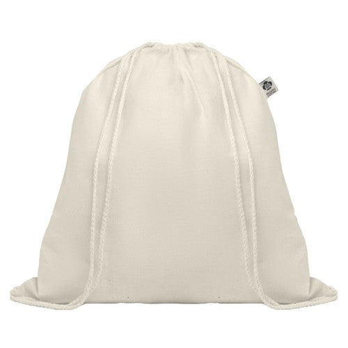 Front - MidOcean Hundred Organic Drawstring Bag