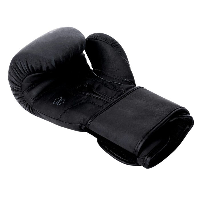 Matt Black - Side - BBE Unisex Adult UNIFY4 Leather Boxing Gloves