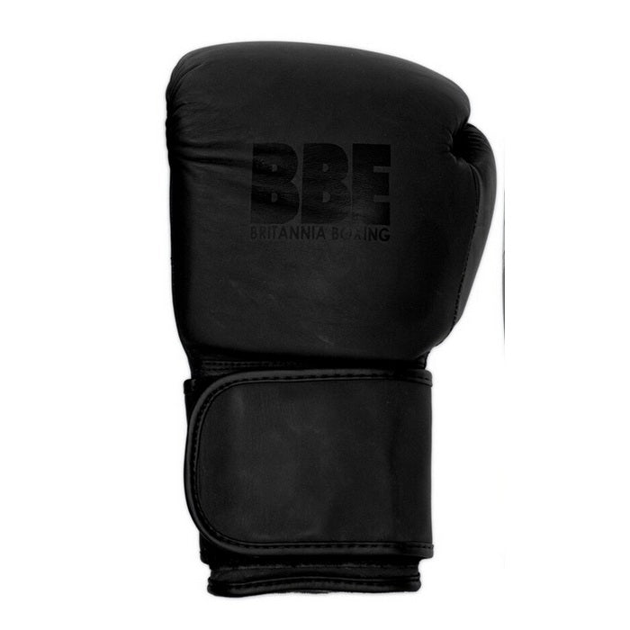 Matt Black - Front - BBE Unisex Adult UNIFY4 Leather Boxing Gloves