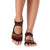 Front - Toesox Womens/Ladies Bellarina Nostalgic Half Toe Socks