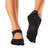 Front - Toesox Womens/Ladies Prima Bellarina Leather Toe Socks