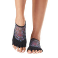 Front - Toesox Womens/Ladies Luna Karma Half Toe Socks