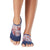 Front - Toesox Womens/Ladies Luna Santa Fe Half Toe Socks