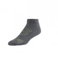 Front - Base 33 Mens Organic Cotton Gripped Ankle Socks