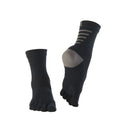 Front - Toesox Mens Midweight Toe Socks
