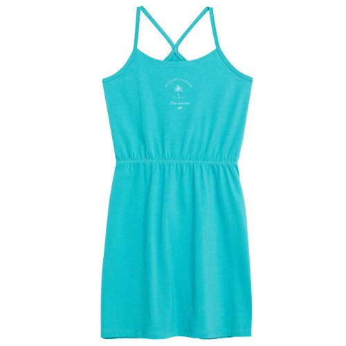 Front - 4F Girls 4FJSS23TDREF026 Dress