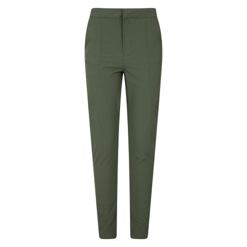 Front - Mountain Warehouse Womens/Ladies Kesugi Stretch Slim Trousers