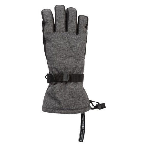 Front - Mountain Warehouse Mens Lodge Ski Gloves