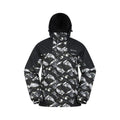 Front - Mountain Warehouse Mens Shadow II Printed Ski Jacket