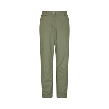 Front - Mountain Warehouse Womens/Ladies Trek II Short Winter Hiking Trousers