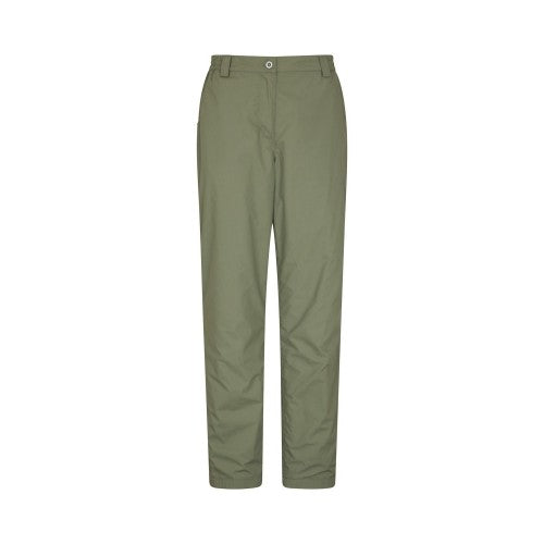 Front - Mountain Warehouse Womens/Ladies Trek II Short Winter Hiking Trousers