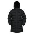 Front - Mountain Warehouse Childrens/Kids Water Resistant Longline Padded Jacket