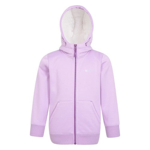 Front - Mountain Warehouse Childrens/Kids Alpine II Full Zip Hoodie