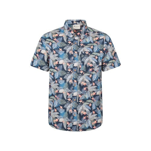 Front - Mountain Warehouse Mens Tropical Short-Sleeved Shirt