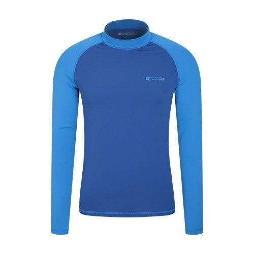 Front - Mountain Warehouse Mens Long-Sleeved Rash Guard