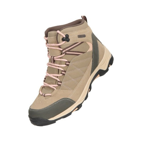 Front - Mountain Warehouse Womens/Ladies Rapid Suede Waterproof Walking Boots