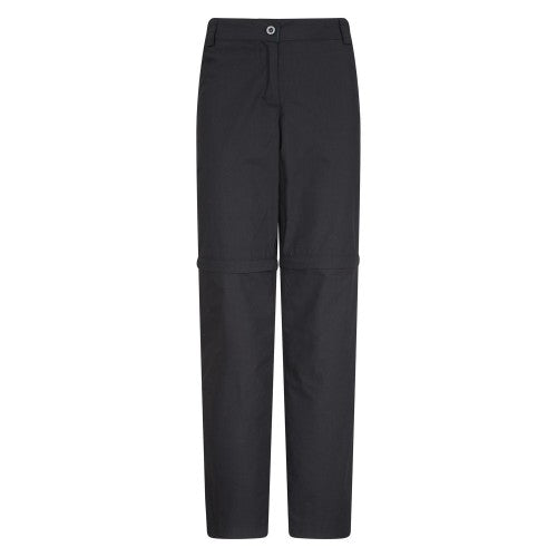 Front - Mountain Warehouse Womens/Ladies Quest Zip-Off Hiking Trousers