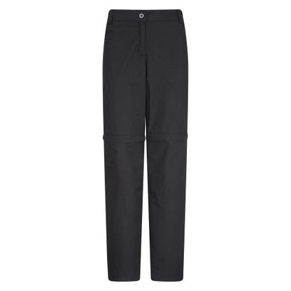 Front - Mountain Warehouse Womens/Ladies Quest Zip-Off Hiking Trousers