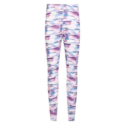 Black - Front - Mountain Warehouse Womens-Ladies Talus Tie Dye Thermal Leggings