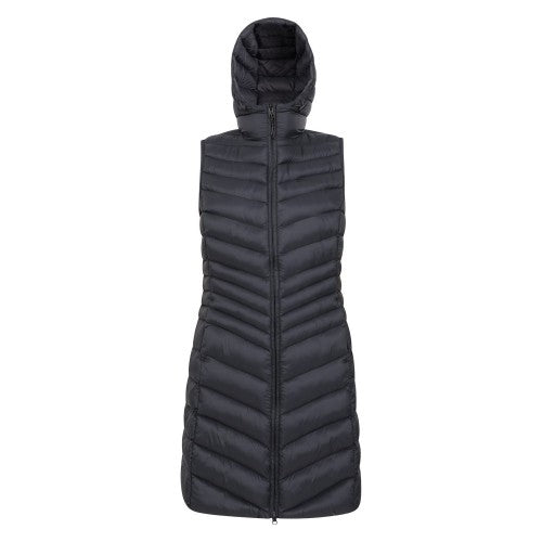 Front - Mountain Warehouse Womens/Ladies Florence Padded Long Gilet