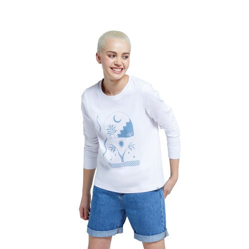 Front - Animal Womens/Ladies Adriana Mystic Organic Long-Sleeved Top