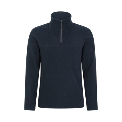 Front - Mountain Warehouse Mens Cedar Half Zip Fleece Top