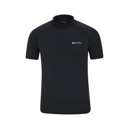 Front - Mountain Warehouse Mens UV Protection Rash Guard