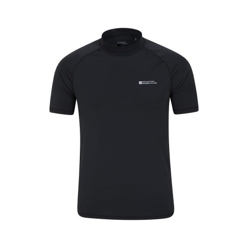 Front - Mountain Warehouse Mens UV Protection Rash Guard