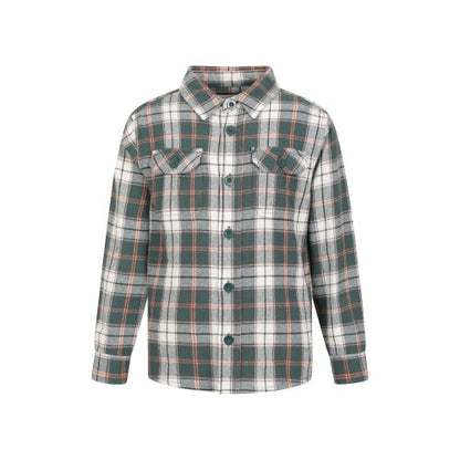 Front - Mountain Warehouse Childrens/Kids Checked Flannel Shirt