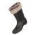 Front - Mountain Warehouse Womens/Ladies Faux Fur Lined Wellington Boots