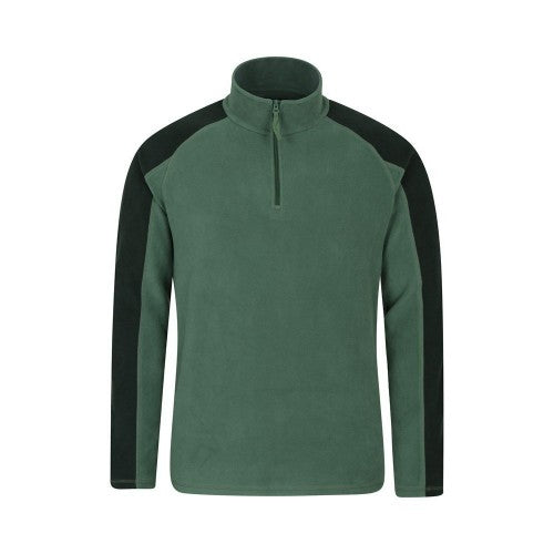 Front - Mountain Warehouse Mens Ashbourne Fleece Top