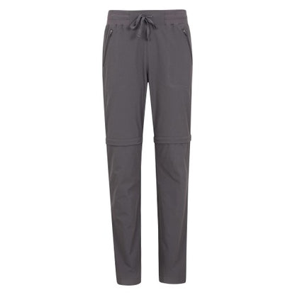Front - Mountain Warehouse Womens/Ladies Explorer Zip-Off Hiking Trousers