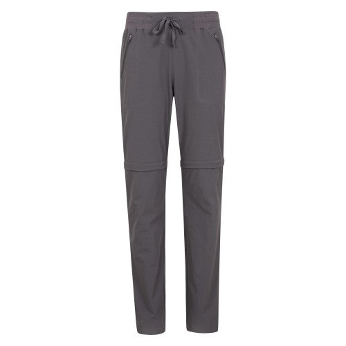 Front - Mountain Warehouse Womens/Ladies Explorer Zip-Off Hiking Trousers