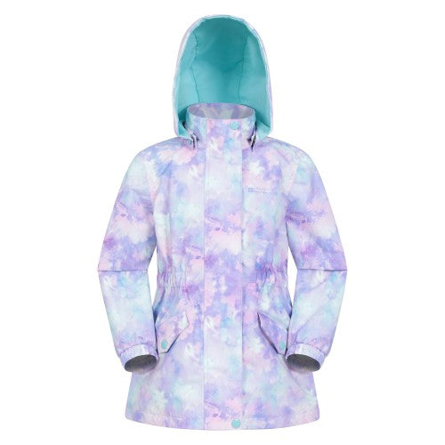 Front - Mountain Warehouse Childrens/Kids Dale Lightweight Waterproof Jacket