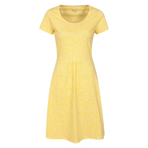 Front - Mountain Warehouse Womens/Ladies Flora Denim UV Protection Midi Dress