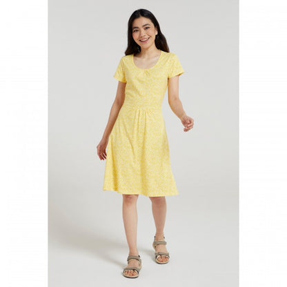 Front - Mountain Warehouse Womens/Ladies Flora Denim UV Protection Midi Dress