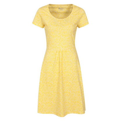 Front - Mountain Warehouse Womens/Ladies Flora Denim UV Protection Midi Dress