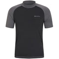 Front - Mountain Warehouse Mens UV Protection Rash Top