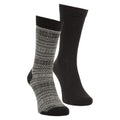 Front - Mountain Warehouse Women Patterned Merino Wool Socks (Pack Of 2)