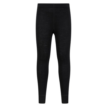 Front - Mountain Warehouse Childrens/Kids II Merino Wool Base Layer Bottoms