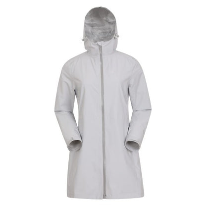 Front - Mountain Warehouse Womens/Ladies Solstice 2.5 Layer Long Waterproof Jacket