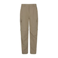 Front - Mountain Warehouse Mens Trek Convertible Trousers