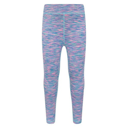 Front - Mountain Warehouse Girls Kayleigh II Space Dye Leggings