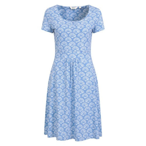 Front - Mountain Warehouse Womens/Ladies Orchid Seashells UV Protection Midi Dress