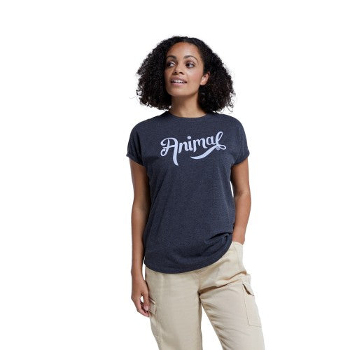 Front - Animal Womens/Ladies Holly Claw Organic T-Shirt