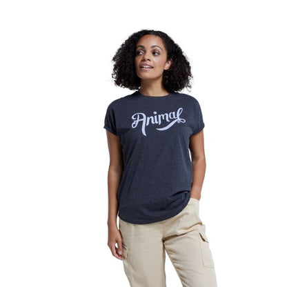 Front - Animal Womens/Ladies Holly Claw Organic T-Shirt
