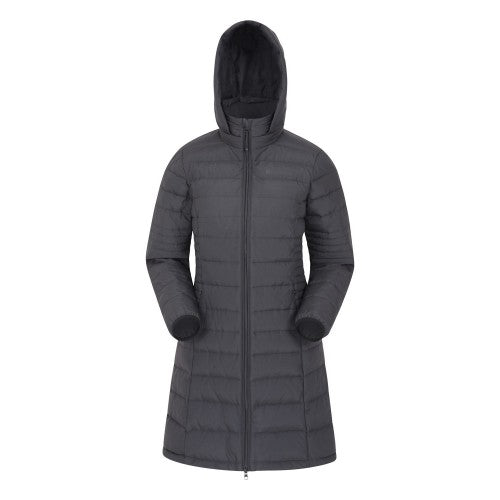 Front - Mountain Warehouse Womens/Ladies Furnace Down Long Length Padded Jacket