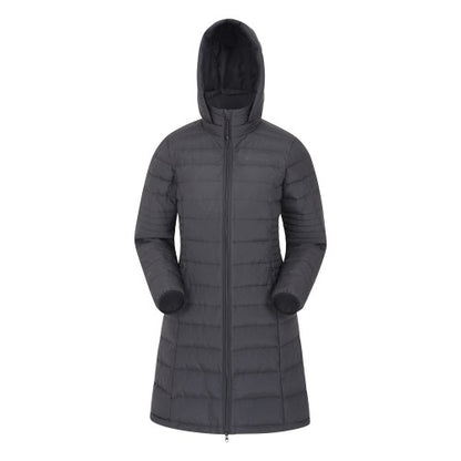 Front - Mountain Warehouse Womens/Ladies Furnace Down Long Length Padded Jacket